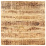 vidaXL Dessus de table Bois de manguier solide 15-16 mm 60x60 cm
