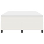 vidaXL Lit à ressorts avec matelas crème 160x200 cm tissu corduroy