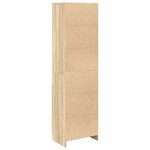 vidaXL Buffet haut chêne sonoma 50x35x180 cm bois d'ingénierie