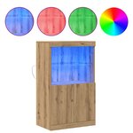 vidaXL Buffet Marron 60 x 37 x 100 cm Bois d'ingénierie