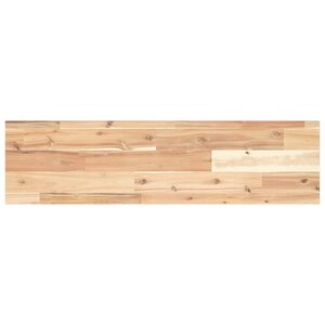 vidaXL Étagère flottante 100x20x2 cm bois d'acacia massif non traité