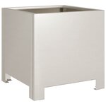 vidaXL Jardinières 2 Pièces 30x30x30 cm acier résistant aux intempéries