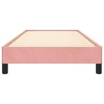 vidaXL Cadre de lit sans matelas rose 90x200 cm velours