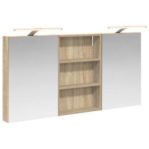 vidaXL Ensemble de Meubles de Salle de Bain 3 Pièces 120 x 10 5 x 60 5 cm