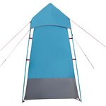 vidaXL Tente de toilette bleu imperméable