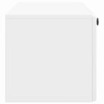 vidaXL Meuble TV mural 98 x 31 x 30 cm Blanc brillant