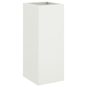 vidaXL Jardinière blanc 32x29x75 cm acier