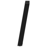 vidaXL Pieds de table à manger en U 2 pièces Noir 60 x (72-73) cm Acier