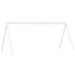 vidaXL Lit superposé et échelle et toit blanc 80x200cm bois pin massif