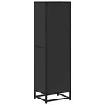 vidaXL Bibliothèque noir 40x35x139 cm bois d'ingénierie