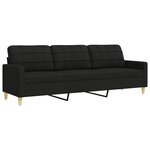 vidaXL Ensemble de canapés 4 Pièces repose-pied et coussins décoratifs