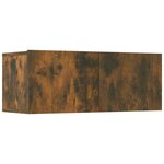 vidaXL Ensemble de meubles TV 5 Pièces Chêne fumé Bois d'ingénierie