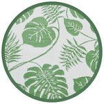 vidaXL Tapis d'extérieur vert Ø200 cm PP