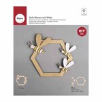 Abeilles bois a.nid d'abeille FSC MixCred  nature  assorties  4 5 - 15 5 cm  4 pces