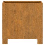vidaXL Jardinière avec pieds Rouillé 32x30x33 cm Acier corten