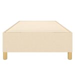 vidaXL Cadre de lit Crème 80x200 cm Tissu