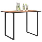 vidaXL Table de Jardin Marron 100 x 55 x 70 cm bois
