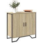 vidaXL Buffet chêne sonoma 78x35 5x74 5 cm bois d'ingénierie