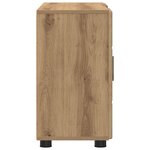 vidaXL Buffet avec porte FLORIN Chêne artisanal 88 5 x 30 5 x 55 5 cm