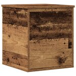 Coffre de rangement vidaXL en bois recyclé 40x42x46 cm