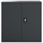 vidaXL Classeur anthracite 90x40x130 cm acier