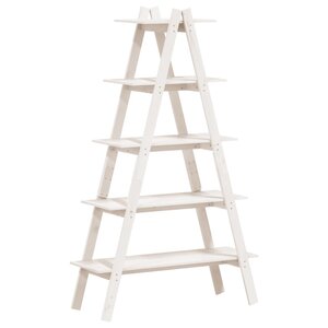 vidaXL Étagère 5 niveaux en forme de A 110x40x180 5 cm bois pin massif