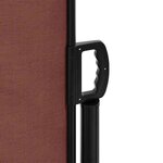vidaXL Auvent latéral rétractable marron 180x600 cm