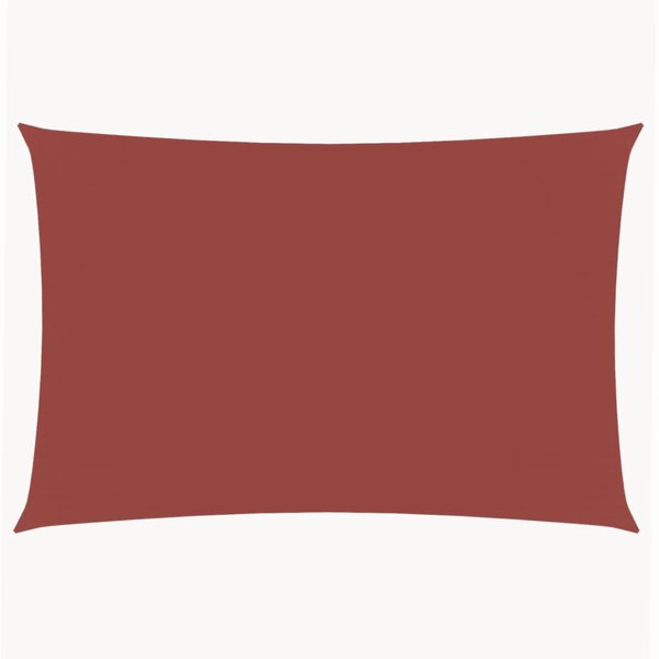 vidaXL Voile de parasol tissu oxford rectangulaire 2x5 m terre cuite