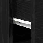vidaXL Armoire d'évier Chêne noir 80 x 33 x 60 cm Bois d'ingénierie