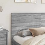 vidaXL Tête de lit Gris Sonoma 180 cm Bois d'ingénierie
