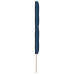 vidaXL Tête de lit LED bleue  90 cm  en tissu