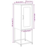 vidaXL Buffet anthracite 36x39x107 cm acier laminé à froid