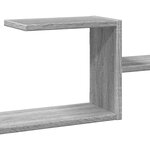vidaXL Étagère murale sonoma gris 104x15x49 cm bois ingénierie
