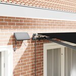 vidaXL Auvent Rétractable Noir 300 x 250 cm tissu