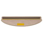 vidaXL Tapis d'escalier autocollants 30 Pièces 65x21x4 cm sable