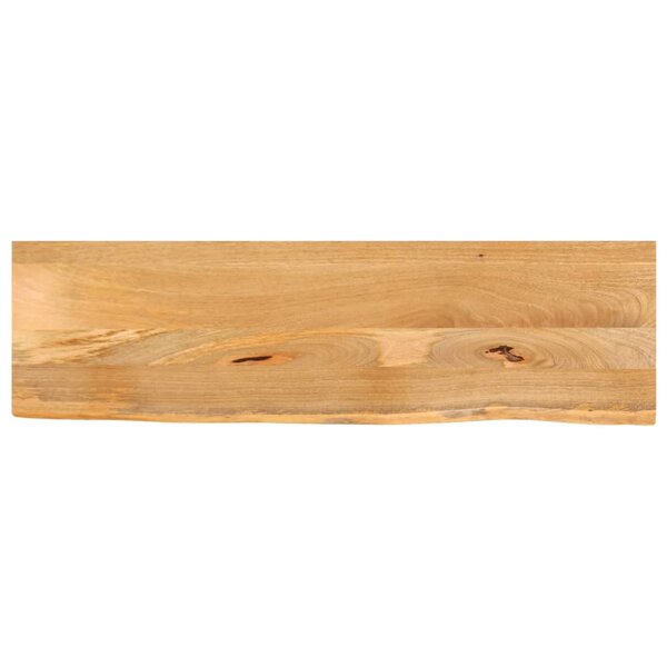vidaXL Dessus de table à bord vivant 100x40x2 5cm bois massif manguier
