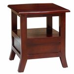 vidaXL Cabinet de chevet avec tiroir Marron 40 x 40 x 45 5 cm
