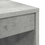 vidaXL Bureau Gris béton 90 x 40 x 76 cm Bois d'ingénierie