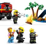 Lego 60412 - Le camion de pompiers 4x4 et le canot de sauvetage