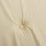 vidaXL Coussins de chaise jardin lot de 6 beige 50x50x4cm tissu oxford