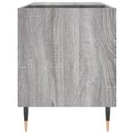 vidaXL Armoire à disques sonoma gris 85x38x48 cm bois d'ingénierie
