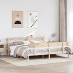 vidaXL Cadre de lit sans matelas 180x200 cm bois massif de pin
