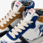 Baskets CAVAL x La Grande Vague de Kanagawa