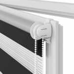 Store enrouleur tamisant 60 x 120 cm noir