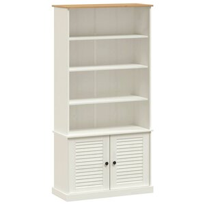 vidaXL Bibliothèque VIGO blanc 85x35x170 cm bois massif de pin