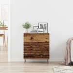 Buffet vidaXL avec tiroirs en bois ancien 60x35x70 cm en bois d'ingénierie