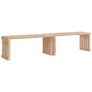 vidaXL Banc de jardin extensible 212 5x40 5x45 cm bois massif de pin