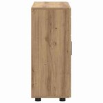 vidaXL Buffet chêne artisanal 55.5 x 29 x 100 cm Bois d'ingénierie