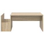 vidaXL Table basse Chêne Sonoma 90 x 45 x 35 cm Bois d'ingénierie