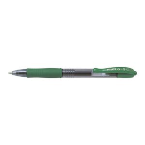 Stylo Roller Encre Gel Rétractable G-2 07 Pointe Moyenne Vert PILOT